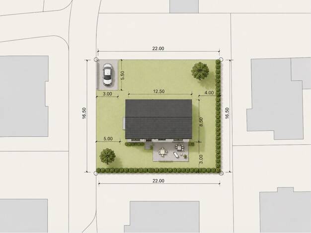 Bungalow zum Kauf provisionsfrei 638.500 € 3 Zimmer 95 m² 340 m² Grundstück Rutesheim Rutesheim 71277