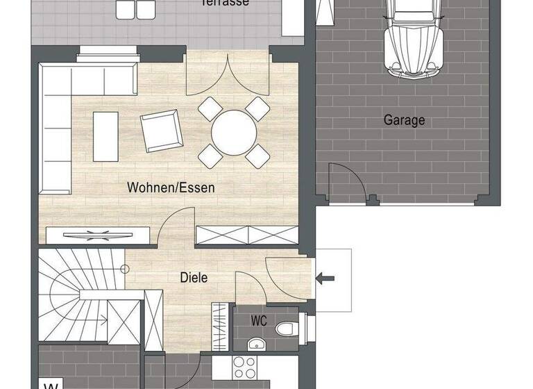 Doppelhaushälfte zum Kauf 338.000 € 5 Zimmer 125,5 m² 333 m² Grundstück Marbeck Borken / Marbeck 46325