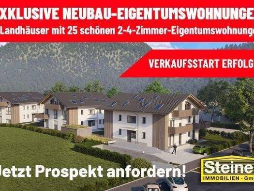 Terrassenwohnung zum Kauf - Neubau provisionsfrei als Kapitalanlage geeignet 391.500 € 2 Zimmer 43,7 m² Partenkirchen Garmisch-Partenkirchen 82467