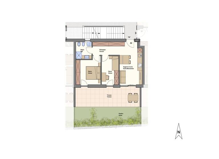 Wohnung zum Kauf 420.000 € 3 Zimmer 50,4 m² EG Madoos-Straße 1 Eppan 39057