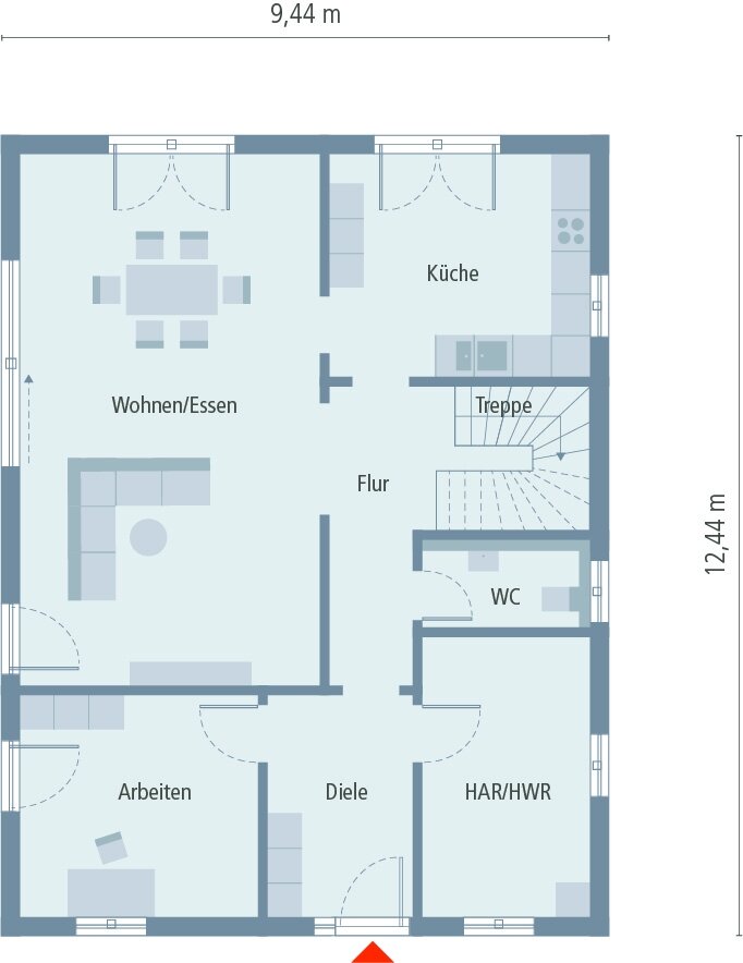 Einfamilienhaus zum Kauf provisionsfrei 1.860.900 € 6 Zimmer 235 m²<br/>Wohnfläche 1.003 m²<br/>Grundstück Waiblingen - Kernstadt Waiblingen 71334