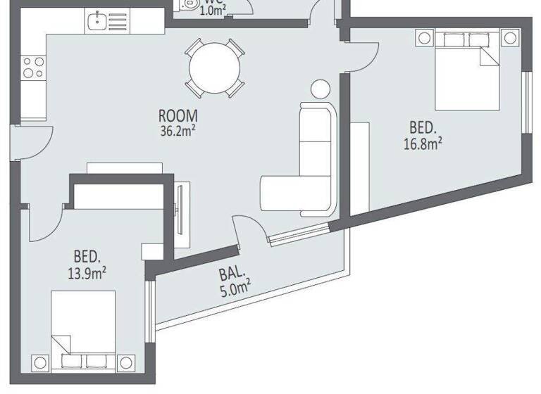Wohnung zur Miete 1.890 € 3 Zimmer 80,3 m² 1. Geschoss Wien,Alsergrund 1090