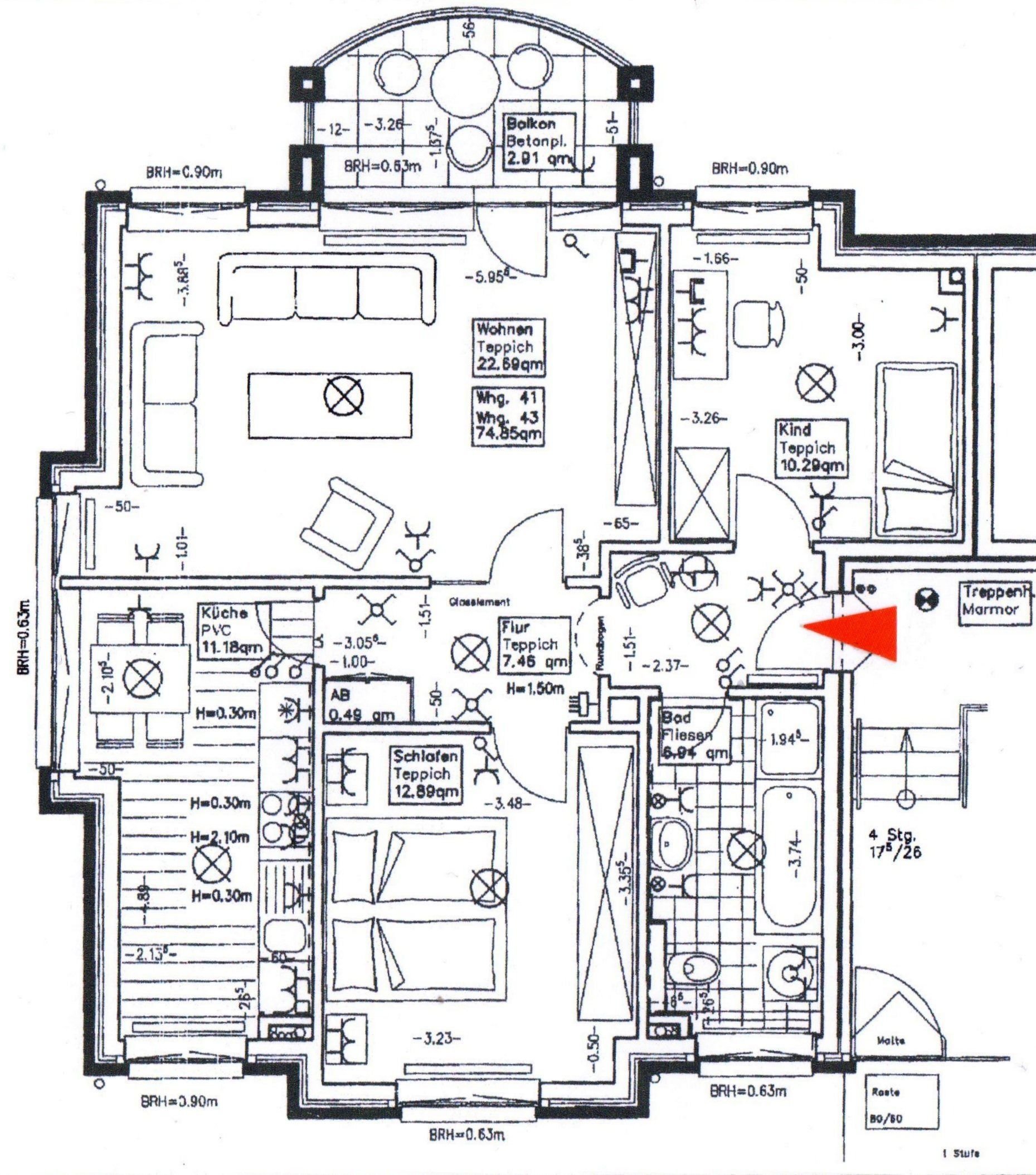 Immobilie zum Kauf als Kapitalanlage geeignet 220.000 € 3 Zimmer 74,9 m²<br/>Fläche Hundsmühler Straße 159 D Thomasburg Oldenburg 26131