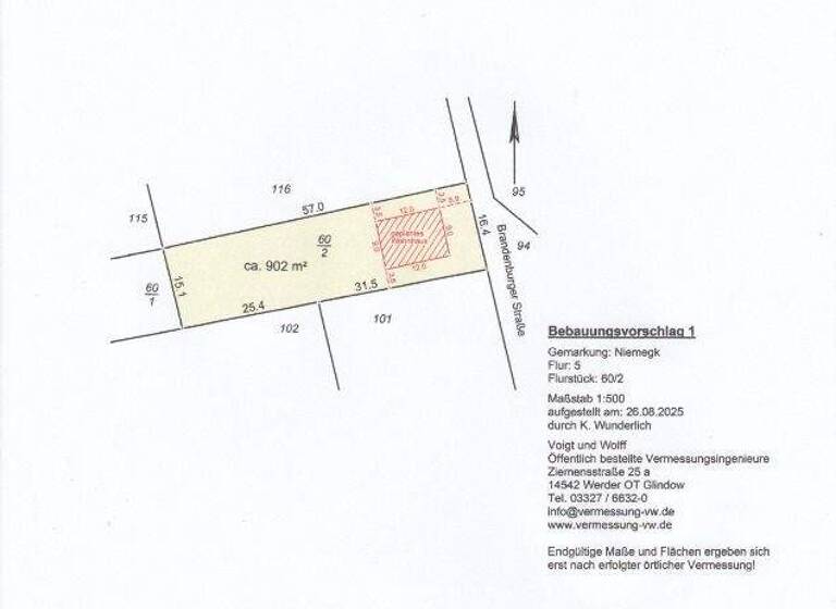 Grundstück zum Kauf 100.000 € 902 m² Grundstück Niemegk 14823
