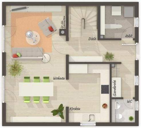 Immobilie in Marnheim - Perfekt für die junge Familie: Bezahlbares, kompaktes Einfamilienhaus mit Photovoltaik auf dem Dach - Bild 3