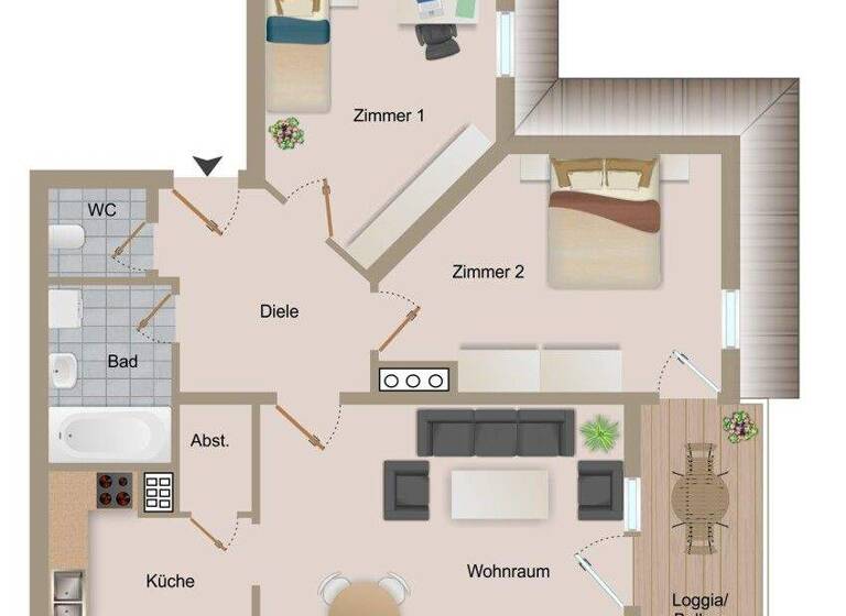 Wohnung zum Kauf 189.800 € 3 Zimmer 73 m² St. Ruprecht Klagenfurt 9020