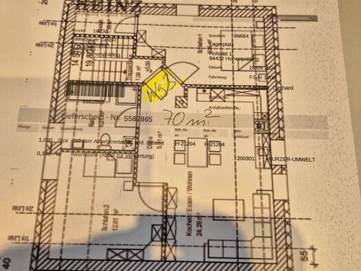 Wohnung zur Miete 1.080 € 3 Zimmer 70 m² Geschoss 1/2 frei ab 01.02.2027 Dorfener Straße 5 Taufkirchen, Vils Taufkirchen 84416