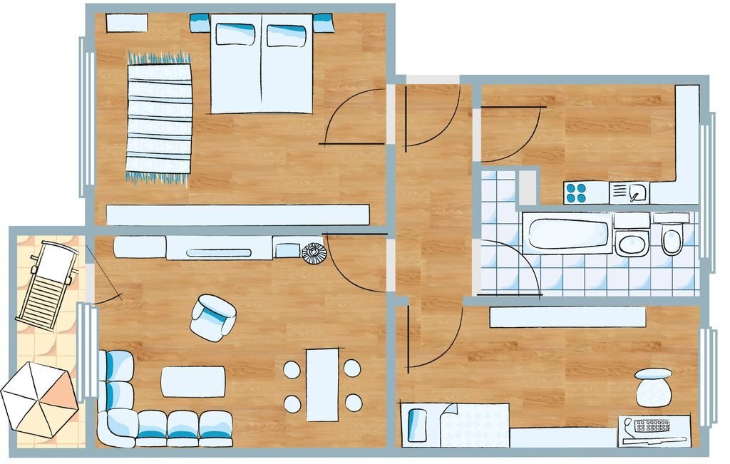 Wohnung zur Miete 373 € 3 Zimmer 60,1 m²<br/>Wohnfläche 2.<br/>Geschoss 01.01.2025<br/>Verfügbarkeit Pariser Straße 10 Hohenstücken Brandenburg 14772