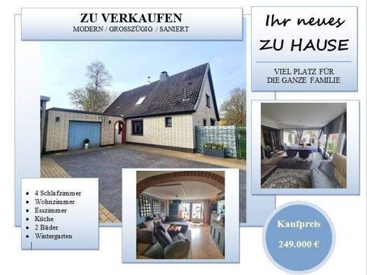 Einfamilienhaus zum Kauf 249.000 € 7 Zimmer 180 m² 678 m² Grundstück frei ab sofort Linden 25791