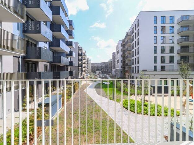 Wohnung zur Miete - Erstbezug 1.499 € 3 Zimmer 81,4 m² 1. Geschoss frei ab 01.12.2025 Karoline-Veith-Straße 33 Bockenheim Frankfurt-Bockenheim 60486