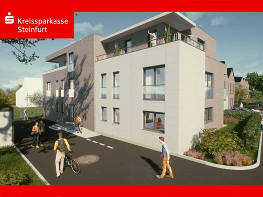 Wohnung zur Miete - Erstbezug 1.260 € 3 Zimmer 87,6 m² 1. Geschoss Burgsteinfurt Steinfurt 48565