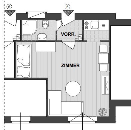 Wohnung zum Kauf 159.000 € 1 Zimmer 25 m²<br/>Wohnfläche EG<br/>Geschoss Bujattigasse Wien 1140