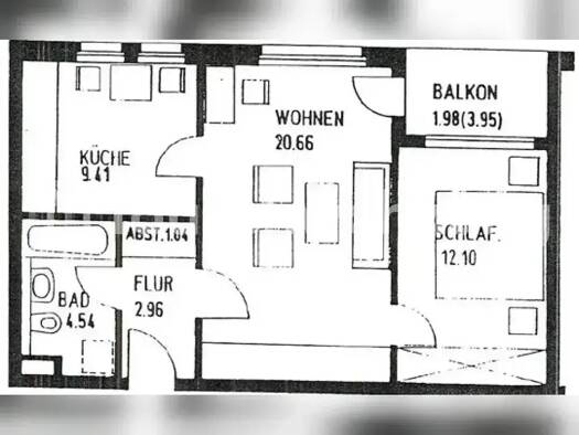 Wohnung zur Miete Tauschwohnung 450 € 2 Zimmer 52 m² 1. Geschoss Stöcken Hannover 30419