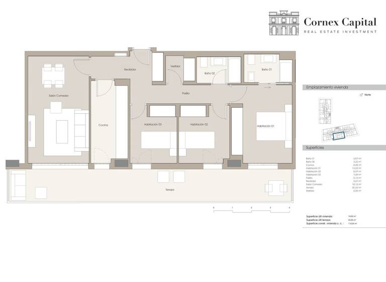 Wohnung zum Kauf 889.000 € 110 m² Barcelona 08001