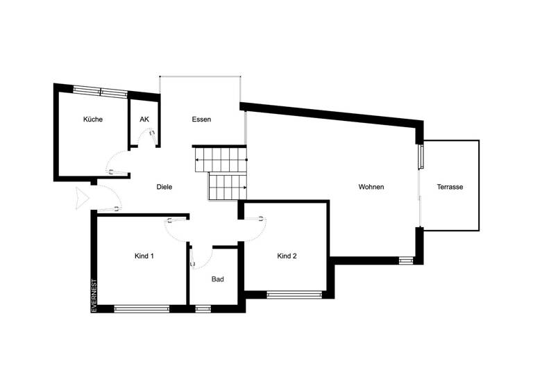 Wohnung zum Kauf 289.000 € 4 Zimmer 95 m² Berghofen Dortmund 44269