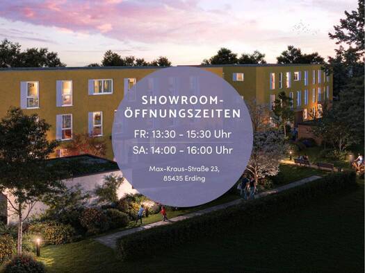 Wohnung zum Kauf - Neubau provisionsfrei 469.000 € 2 Zimmer 57,9 m² EG Max-Kraus-Straße 17 Erding 85435