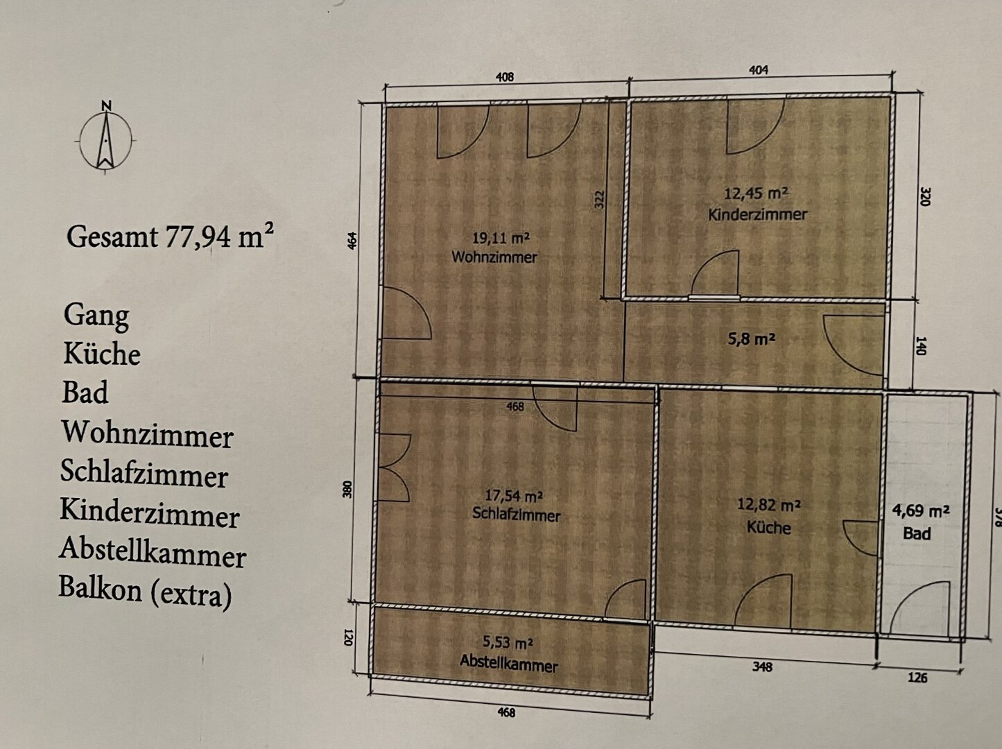 Wohnung zum Kauf 245.000 € 3 Zimmer 77,9 m²<br/>Wohnfläche Jenbach 6200