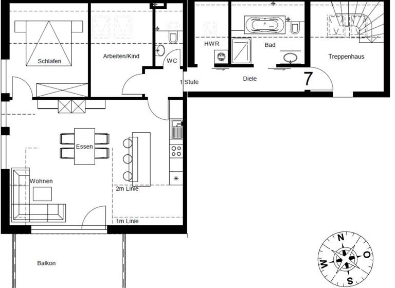 Wohnung zum Kauf 584.000 € 3 Zimmer 84 m² Pentling 93080