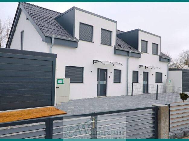 Doppelhaushälfte zum Kauf - Erstbezug 425.000 € 4 Zimmer 113,2 m² 304 m² Grundstück Altenbruch Cuxhaven / Altenbruch 27478