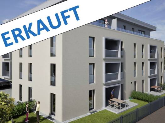 Terrassenwohnung zum Kauf - Erstbezug provisionsfrei als Kapitalanlage geeignet 2 Zimmer 43,8 m² Amberg Amberg 92224