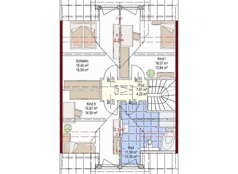 Reihenendhaus zum Kauf 398.467 € 4 Zimmer 132 m² 321 m² Grundstück Wittenförden 19073