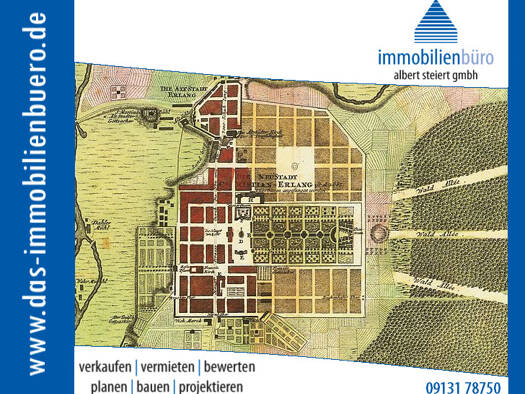 Büro zur Miete 1.300 € 4 Zimmer 98,5 m² Bürofläche teilbar ab 98,5 m² Erlangen 91054