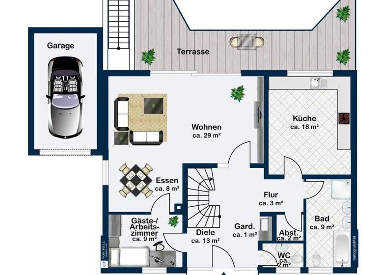 Doppelhaushälfte zum Kauf 349.000 € 5 Zimmer 154,1 m² 560 m² Grundstück Hau Bedburg-Hau / Hau 47551