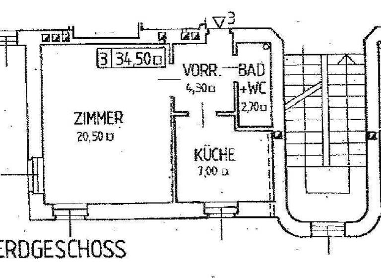 Studio zum Kauf 169.000 € 1 Zimmer 34,5 m² 1. Geschoss Weinrothergasse Wien,Hietzing 1130