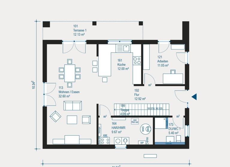 Villa zum Kauf provisionsfrei 476.434 € 6 Zimmer 196,3 m² 500 m² Grundstück Thaleischweiler-Fröschen 66987