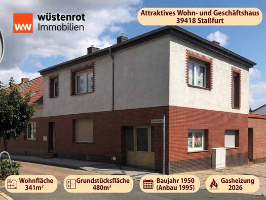 Haus zum Kauf 229.000 € 341 m² 480 m² Grundstück Staßfurt Staßfurt 39418