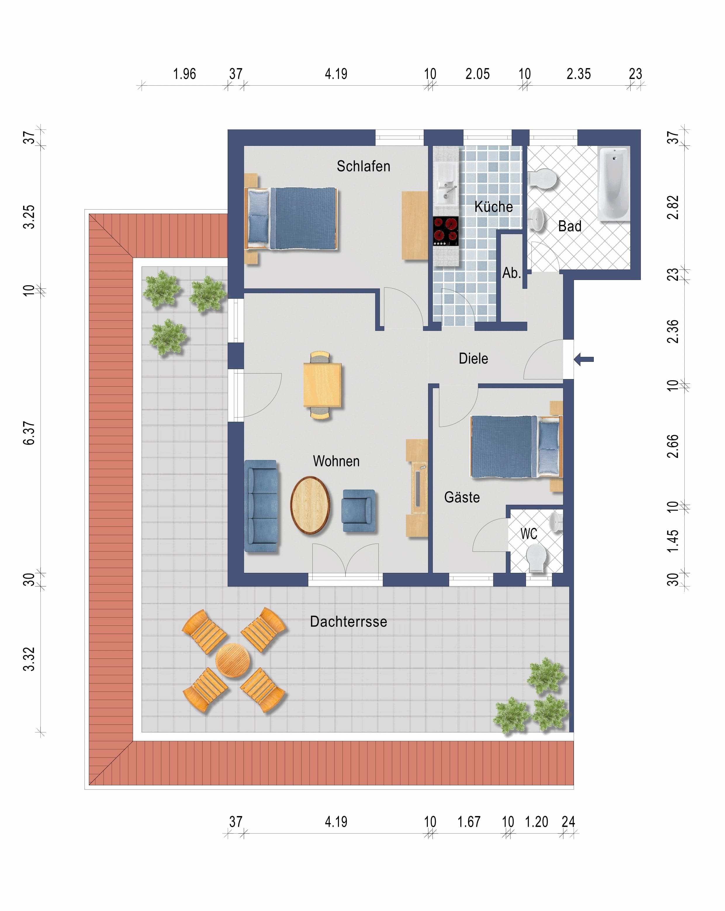 Wohnung zum Kauf 232.500 € 3 Zimmer 73 m²<br/>Wohnfläche Marienleuchte Fehmarn 23769