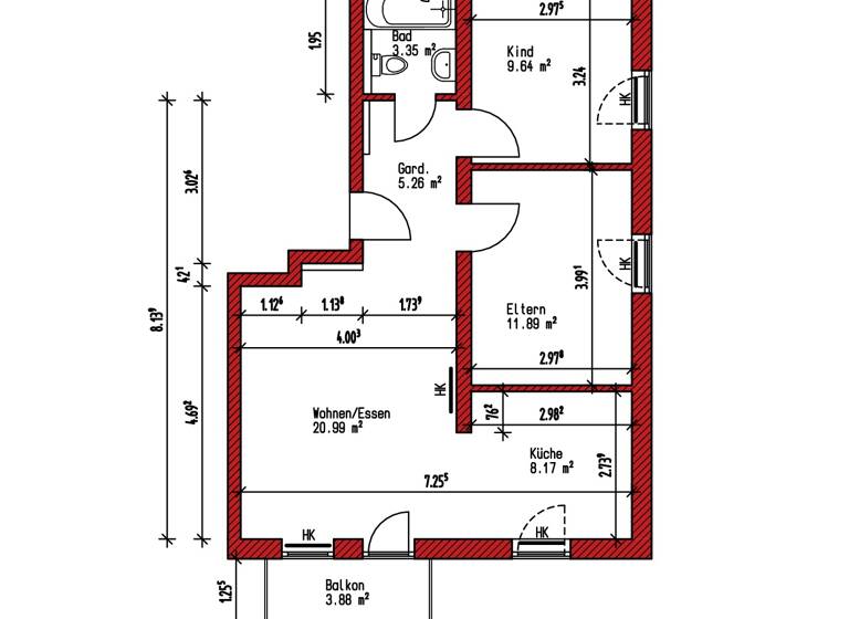 Wohnung zur Miete 590 € 3 Zimmer 59,8 m²<br/>Wohnfläche 1.<br/>Geschoss Franz-Schubert-Str. 1b Regenstauf Regenstauf 93128