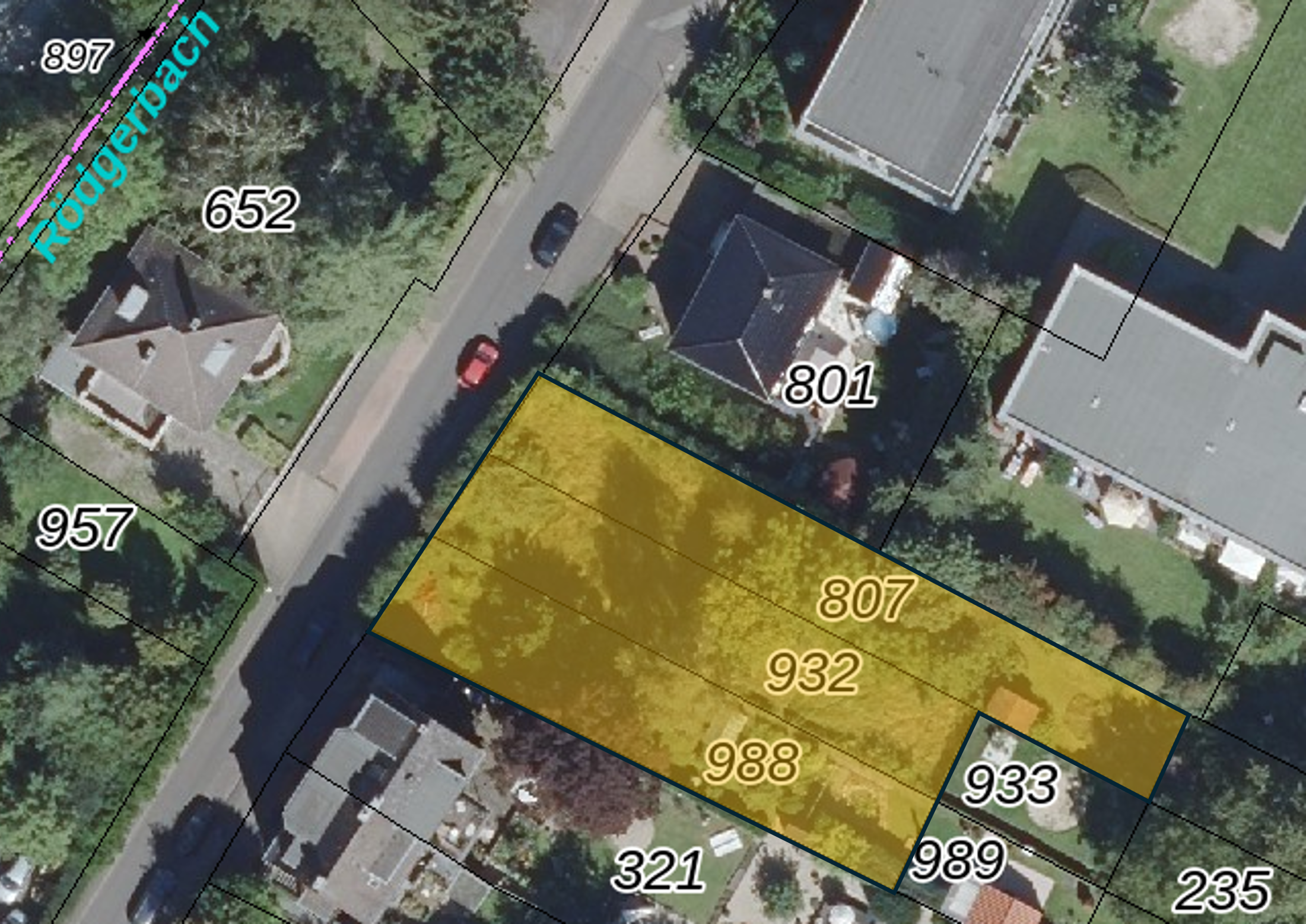 Grundstück zum Kauf provisionsfrei 440.000 € 1.002 m²<br/>Grundstück Roedgener Strasse 171-175 Eilendorf Aachen 52080