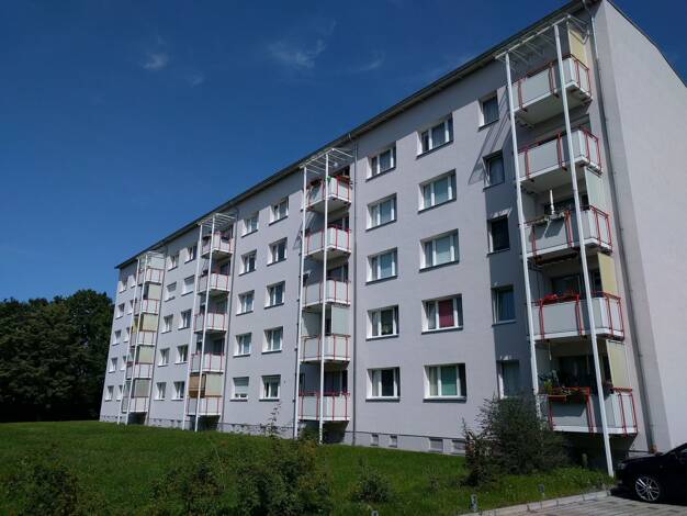 Wohnung zur Miete 396 € 2 Zimmer 46,1 m² 3. Geschoss frei ab sofort Martin-Herrmann-Straße 16 Großzschocher Leipzig 04249