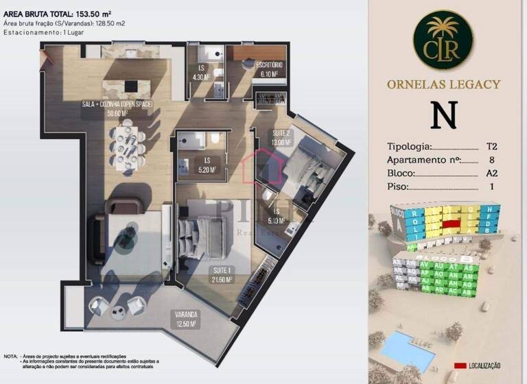 Wohnung zum Kauf 795.000 € 154 m² Calheta 9370