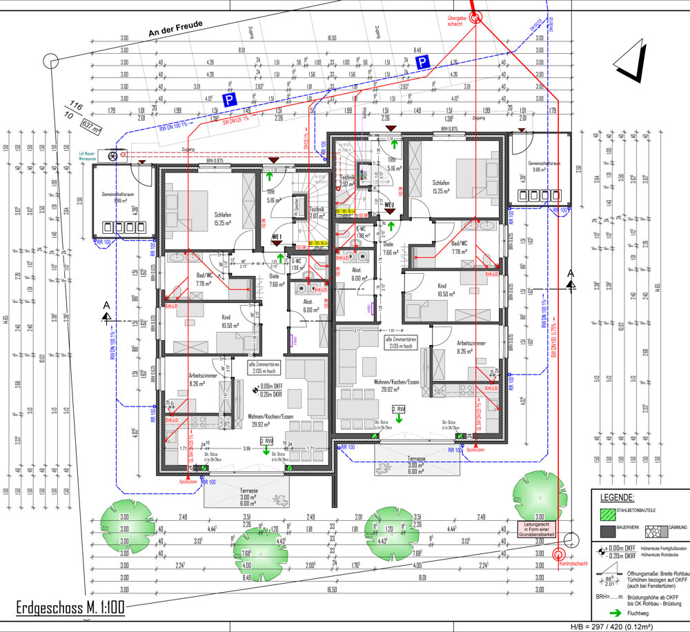 Wohnung zur Miete 950 € 4 Zimmer 90,4 m²<br/>Wohnfläche EG<br/>Geschoss 01.02.2025<br/>Verfügbarkeit An der Freude 4a Bersenbrück Bersenbrück 49593