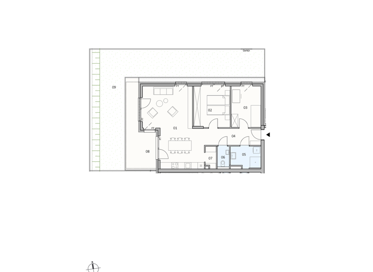 Wohnung zum Kauf - Erstbezug 377.810 € 3 Zimmer 74 m² EG St. Leonhard Villach(Stadt) 9500