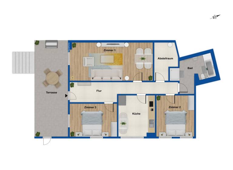 Wohnung zum Kauf provisionsfrei 354.000 € 3 Zimmer 98,2 m² Woltersdorf 15569