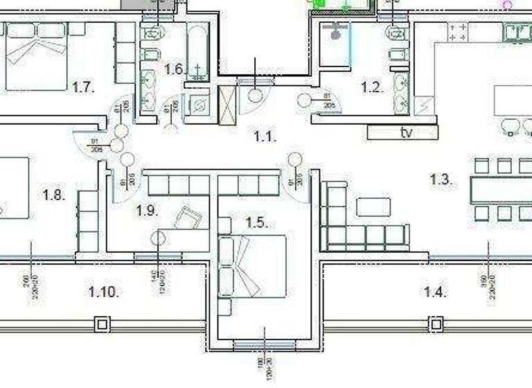 Wohnung zum Kauf 532.200 € 4 Zimmer 126 m² 1. Geschoss Center