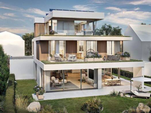Villa zum Kauf - Erstbezug provisionsfrei 4.600.000 € 6 Zimmer 401 m² 590 m² Grundstück Am Hain 10 Ramersdorf-Perlach München 81739