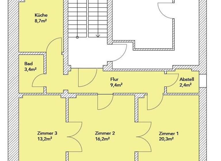 Wohnung zum Kauf 320.000 € 3 Zimmer 75 m² 1. Geschoss Molktestraße 4 Ruwer Trier 54292
