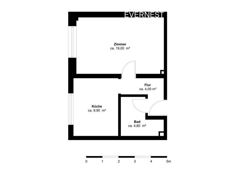 Studio zum Kauf 115.000 € 1 Zimmer 37,7 m² 1. Geschoss Jürgensby Flensburg 24943