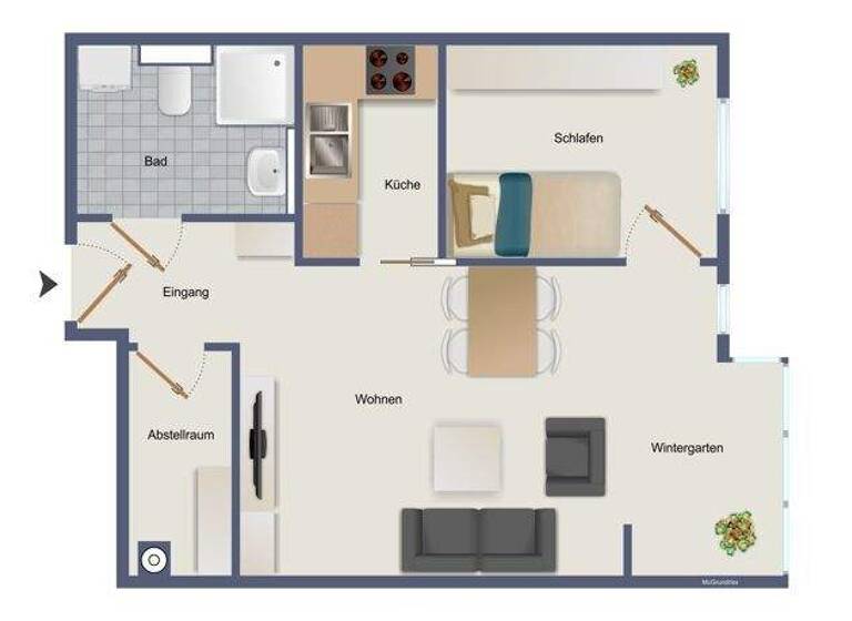 Wohnung zum Kauf 259.000 € 2 Zimmer 55 m² 1. Geschoss Penzing 86929