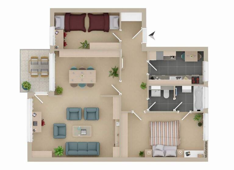 Wohnung zum Kauf 110.000 € 3 Zimmer 85 m² 1. Geschoss Laatzen-Mitte Laatzen 30880