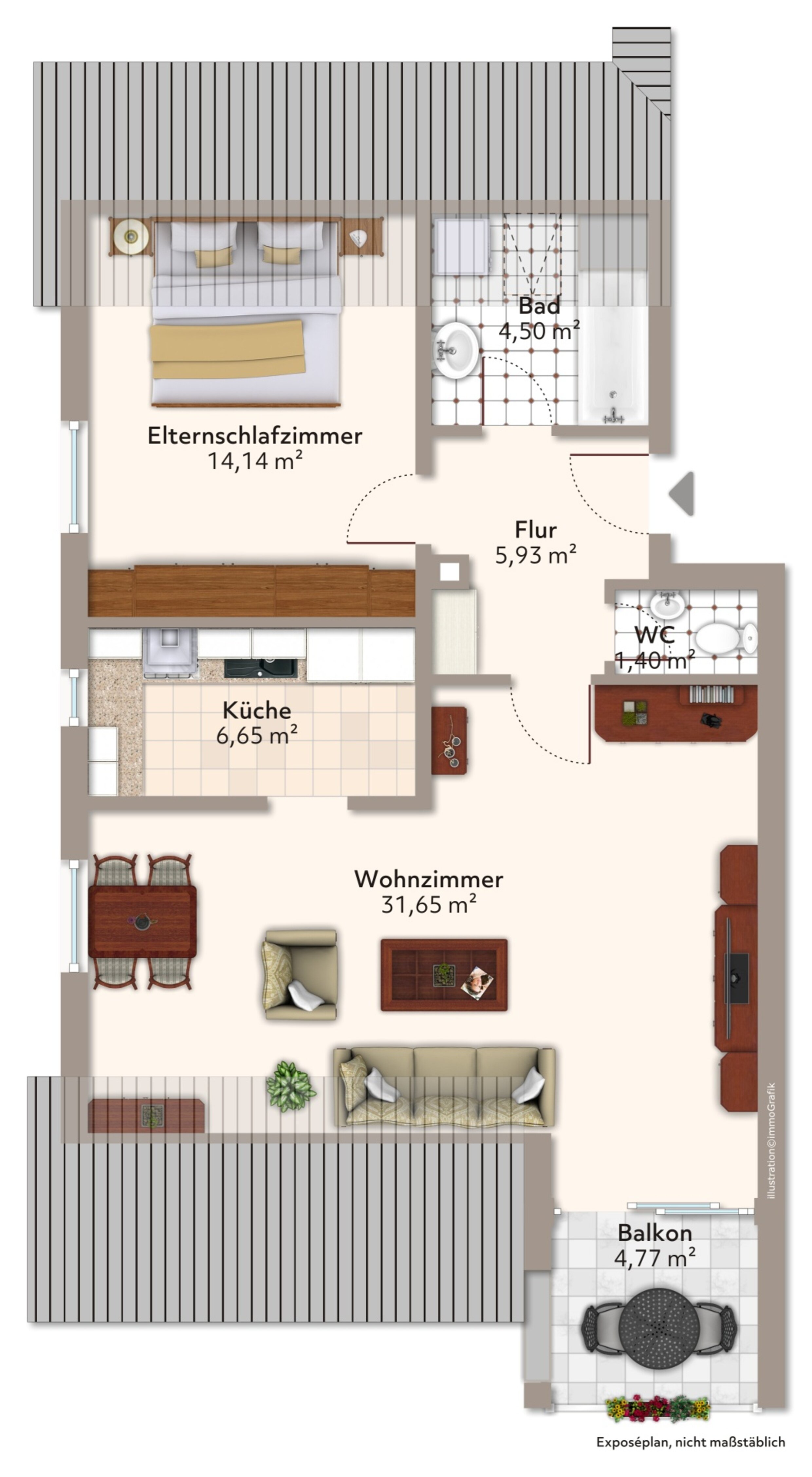 Wohnung zur Miete 635 € 2 Zimmer 66,7 m²<br/>Wohnfläche Utzmühlstraße 40 Beilngries Beilngries 92339