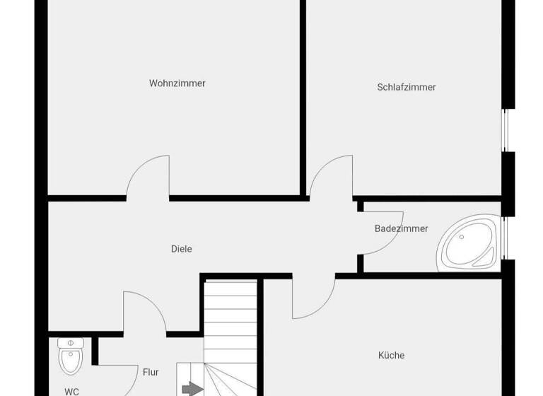 Doppelhaushälfte zum Kauf 88.000 € 5 Zimmer 106 m² 1.155 m² Grundstück Erla Schwarzenberg 08340