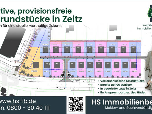 Grundstück zum Kauf provisionsfrei 50.500 € 505 m² Grundstück Friedensstraße Zeitz 06712