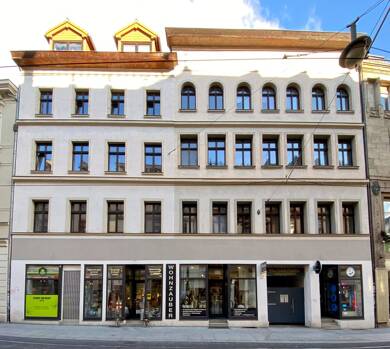 Studio zur Miete 430 € 2 Zimmer 42,9 m² 3. Geschoss frei ab 01.08.2025 Große Ulrichstraße 37 Altstadt Halle 06108
