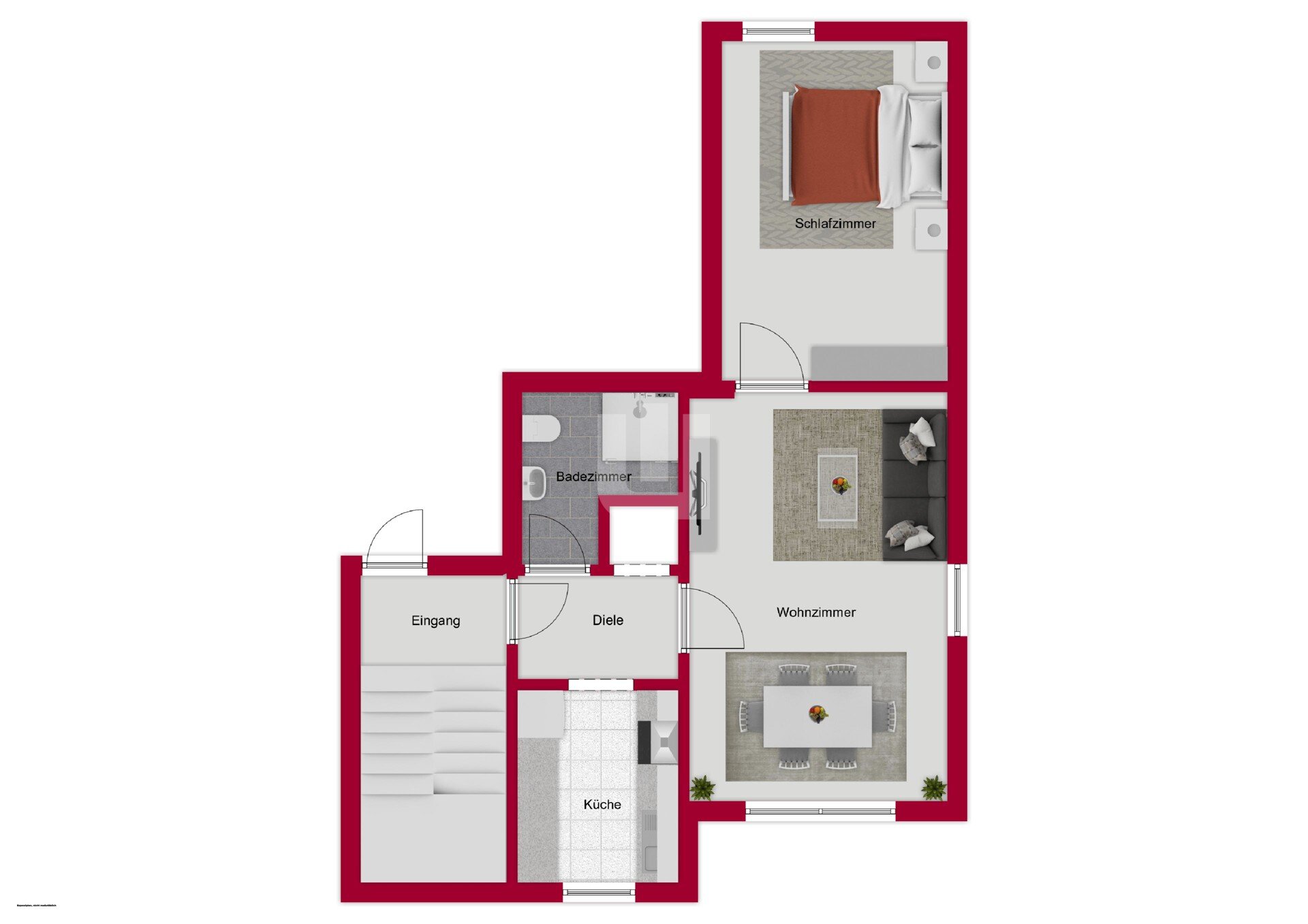 Wohnung zur Miete 750 € 2 Zimmer 50 m²<br/>Wohnfläche 1.<br/>Geschoss Fürstenfeldbruck Fürstenfeldbruck 82256