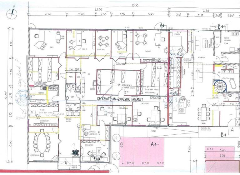 Bürogebäude zur Miete 3.222 € 13 Zimmer 358 m² Bürofläche Waiblingen 71332